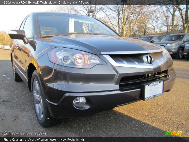 Grigio Metallic / Taupe 2009 Acura RDX SH-AWD Technology