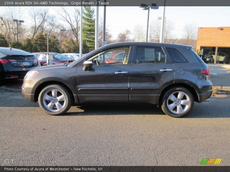 Grigio Metallic / Taupe 2009 Acura RDX SH-AWD Technology