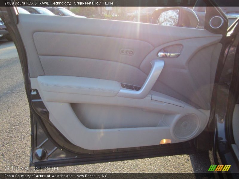Grigio Metallic / Taupe 2009 Acura RDX SH-AWD Technology