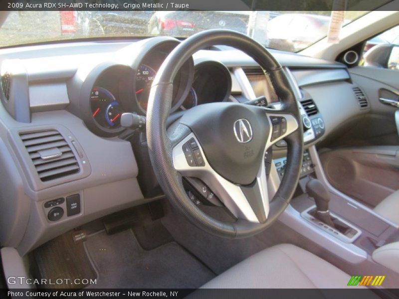 Grigio Metallic / Taupe 2009 Acura RDX SH-AWD Technology