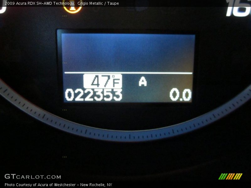 Grigio Metallic / Taupe 2009 Acura RDX SH-AWD Technology