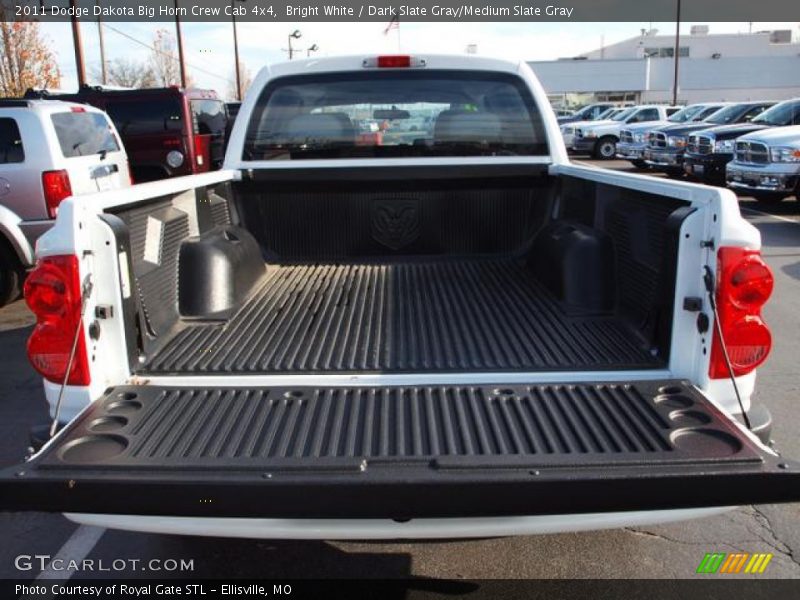 Bright White / Dark Slate Gray/Medium Slate Gray 2011 Dodge Dakota Big Horn Crew Cab 4x4