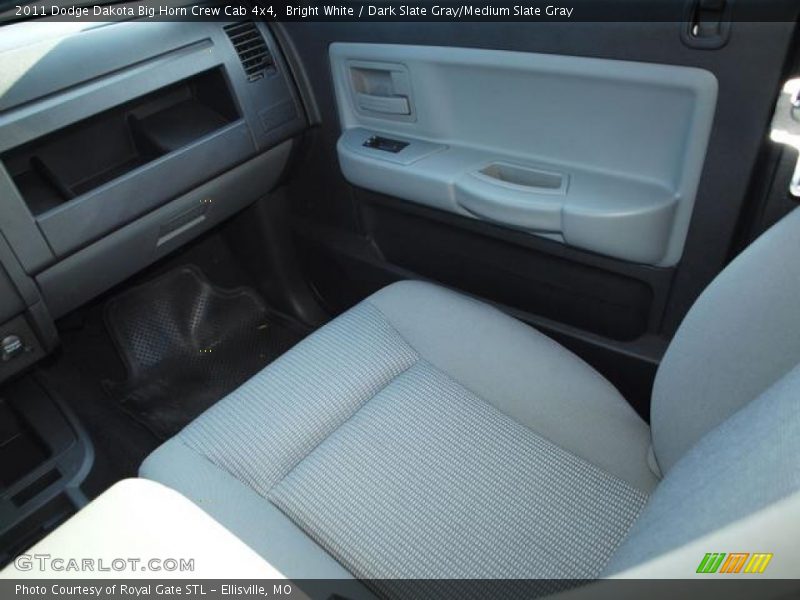 Bright White / Dark Slate Gray/Medium Slate Gray 2011 Dodge Dakota Big Horn Crew Cab 4x4