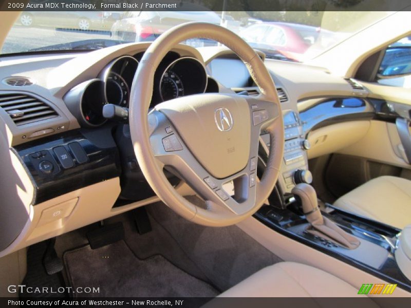 Formal Black / Parchment 2009 Acura MDX Technology