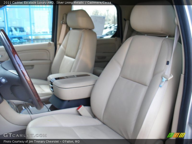 Silver Lining Metallic / Cashmere/Cocoa 2011 Cadillac Escalade Luxury AWD