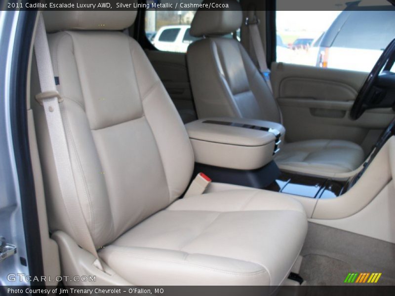 Silver Lining Metallic / Cashmere/Cocoa 2011 Cadillac Escalade Luxury AWD