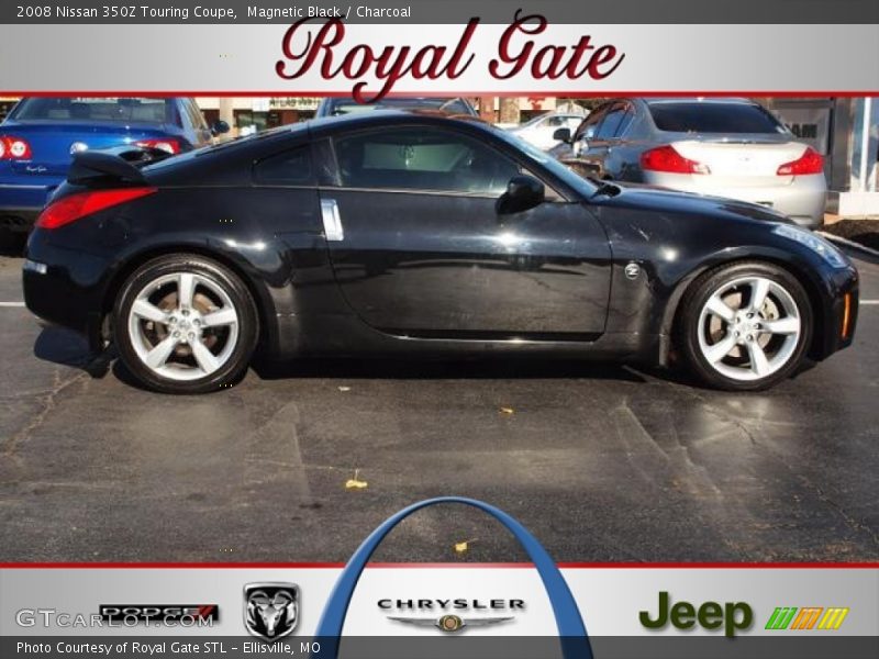 Magnetic Black / Charcoal 2008 Nissan 350Z Touring Coupe