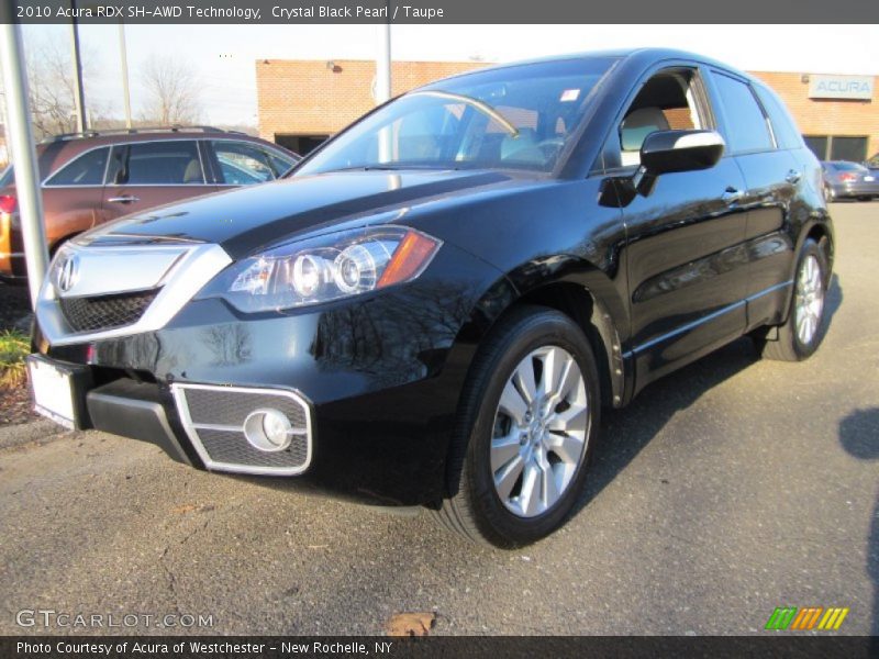 Crystal Black Pearl / Taupe 2010 Acura RDX SH-AWD Technology