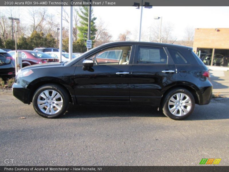 Crystal Black Pearl / Taupe 2010 Acura RDX SH-AWD Technology