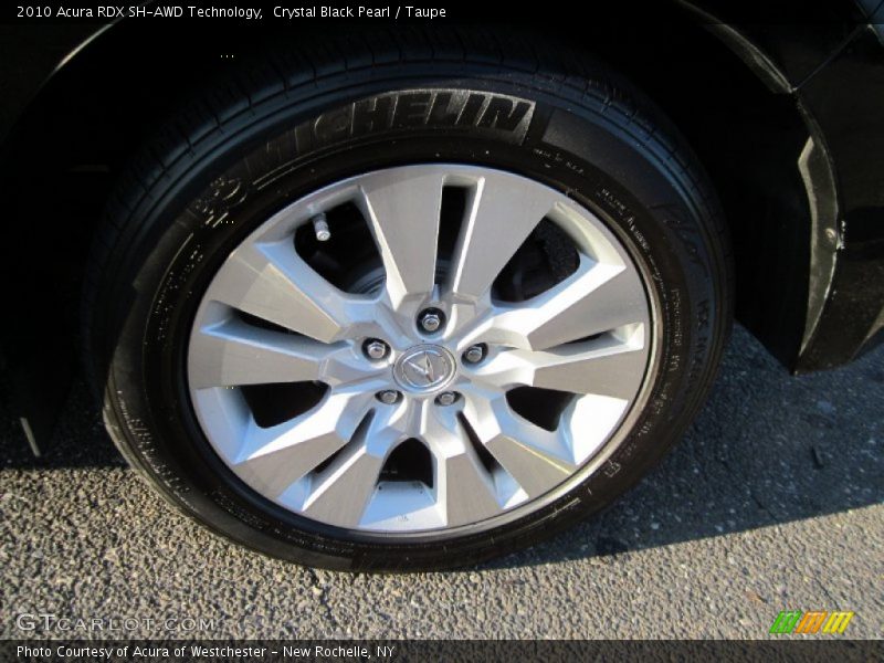 Crystal Black Pearl / Taupe 2010 Acura RDX SH-AWD Technology
