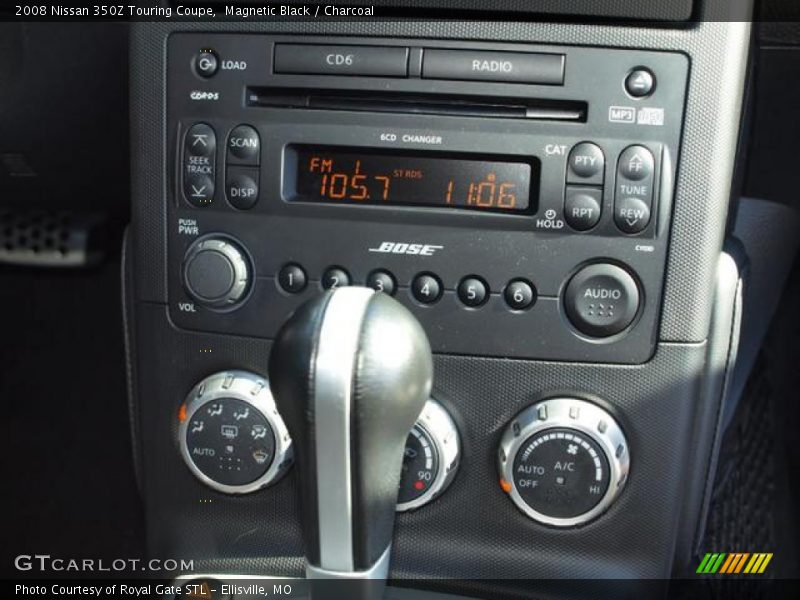 Magnetic Black / Charcoal 2008 Nissan 350Z Touring Coupe