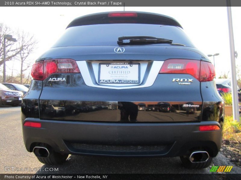 Crystal Black Pearl / Taupe 2010 Acura RDX SH-AWD Technology