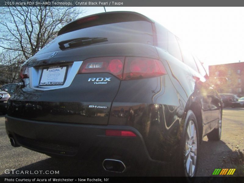 Crystal Black Pearl / Taupe 2010 Acura RDX SH-AWD Technology