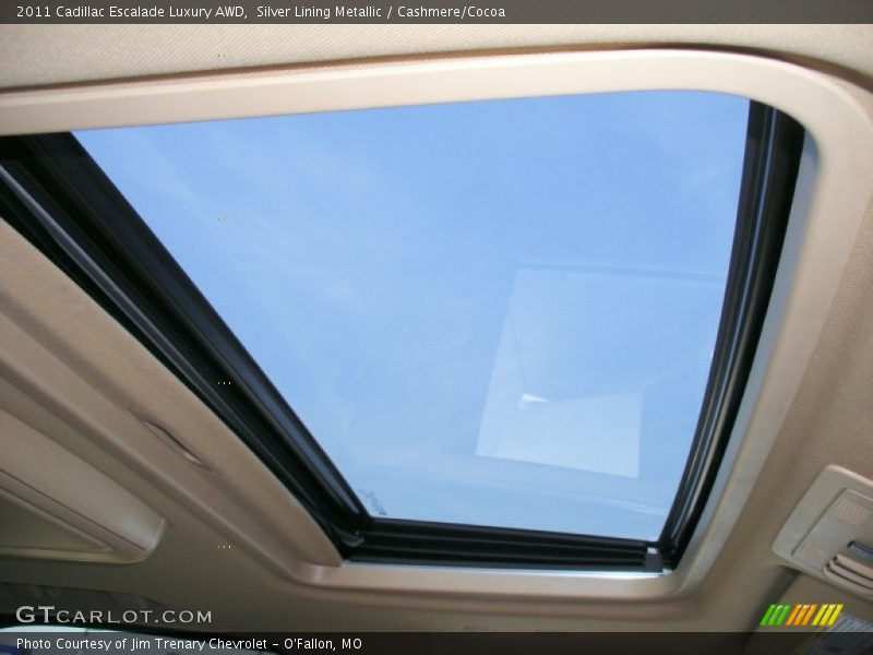 Silver Lining Metallic / Cashmere/Cocoa 2011 Cadillac Escalade Luxury AWD