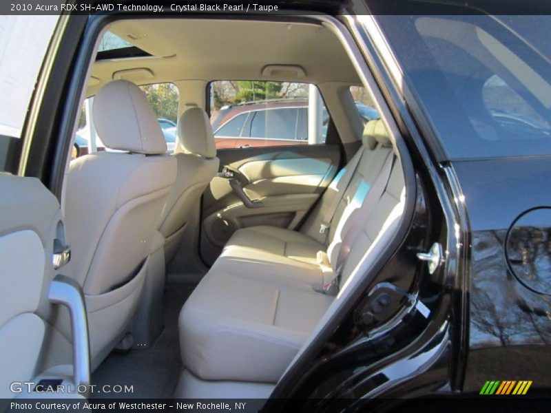 Crystal Black Pearl / Taupe 2010 Acura RDX SH-AWD Technology