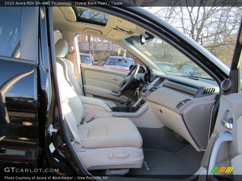 Crystal Black Pearl / Taupe 2010 Acura RDX SH-AWD Technology