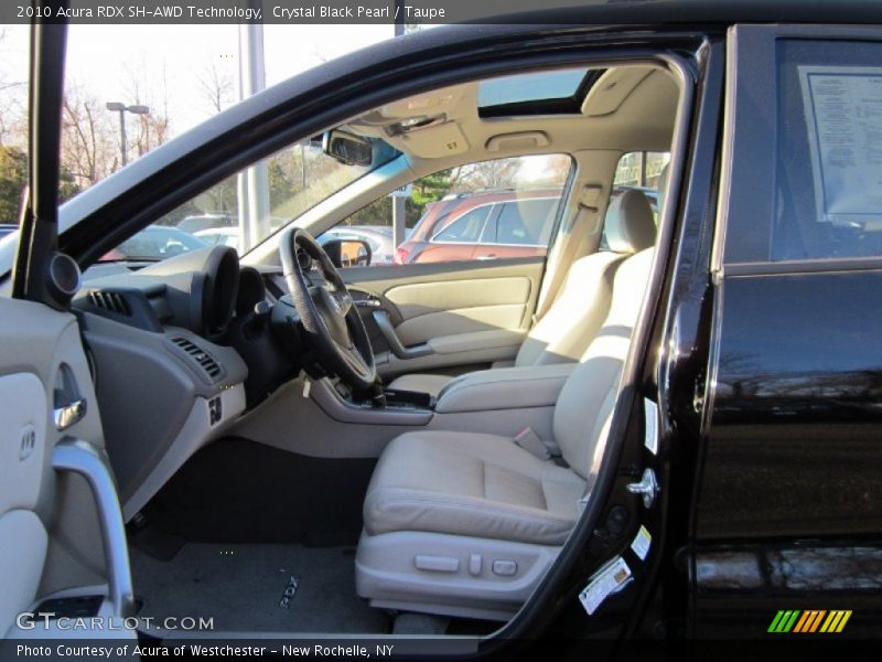 Crystal Black Pearl / Taupe 2010 Acura RDX SH-AWD Technology