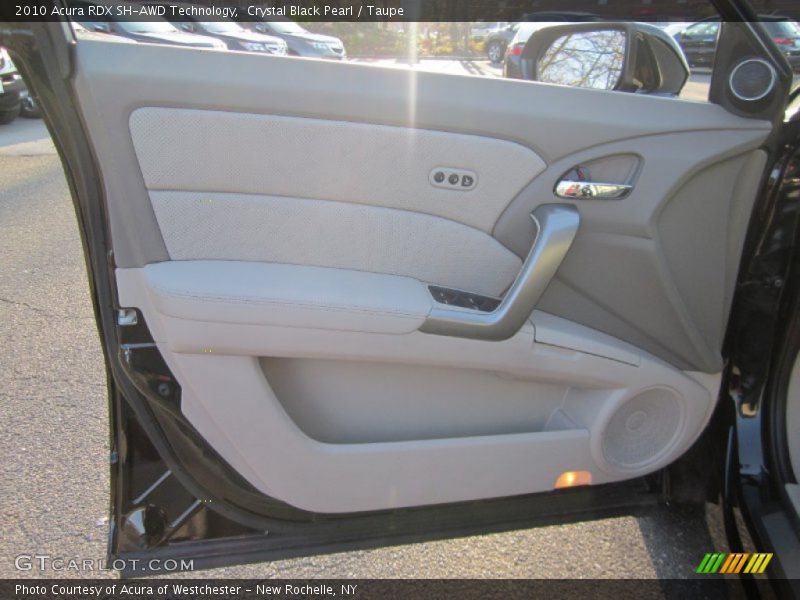 Crystal Black Pearl / Taupe 2010 Acura RDX SH-AWD Technology