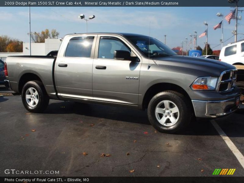  2009 Ram 1500 SLT Crew Cab 4x4 Mineral Gray Metallic