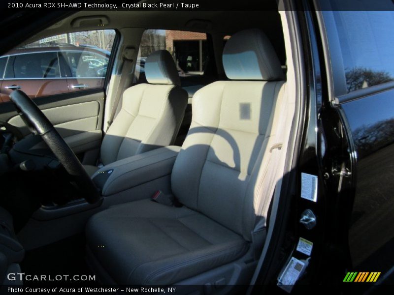 Crystal Black Pearl / Taupe 2010 Acura RDX SH-AWD Technology