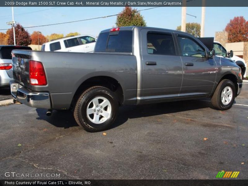 Mineral Gray Metallic / Dark Slate/Medium Graystone 2009 Dodge Ram 1500 SLT Crew Cab 4x4