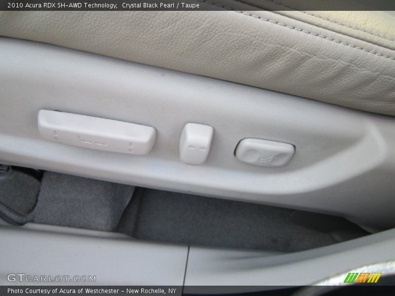 Crystal Black Pearl / Taupe 2010 Acura RDX SH-AWD Technology