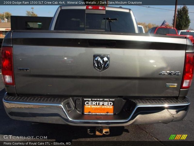 Mineral Gray Metallic / Dark Slate/Medium Graystone 2009 Dodge Ram 1500 SLT Crew Cab 4x4