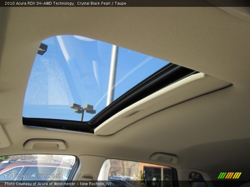 Crystal Black Pearl / Taupe 2010 Acura RDX SH-AWD Technology