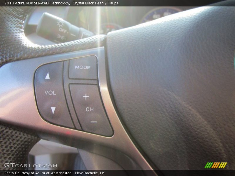 Crystal Black Pearl / Taupe 2010 Acura RDX SH-AWD Technology