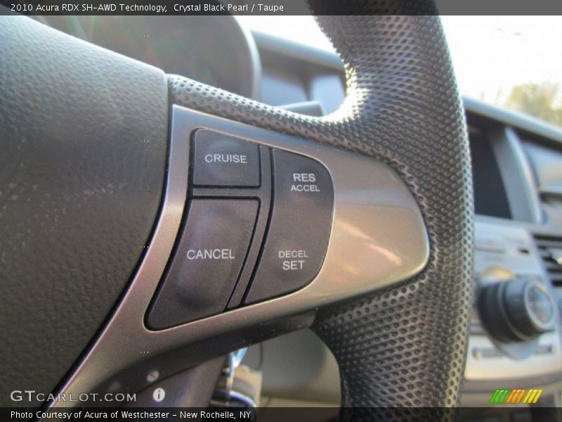 Crystal Black Pearl / Taupe 2010 Acura RDX SH-AWD Technology