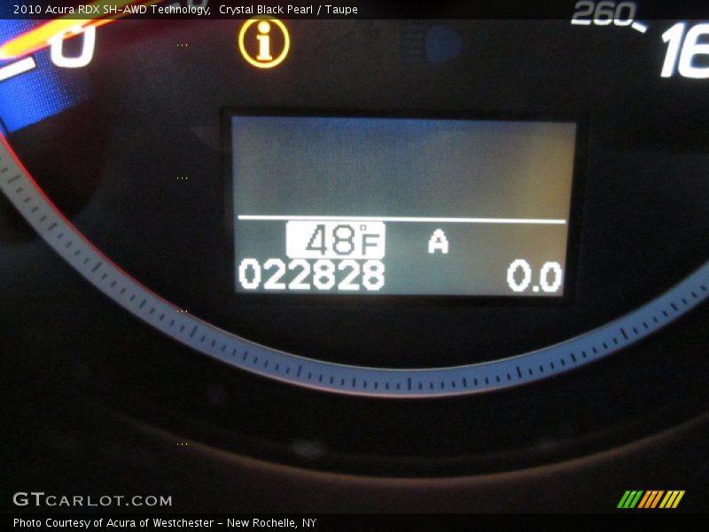 Crystal Black Pearl / Taupe 2010 Acura RDX SH-AWD Technology