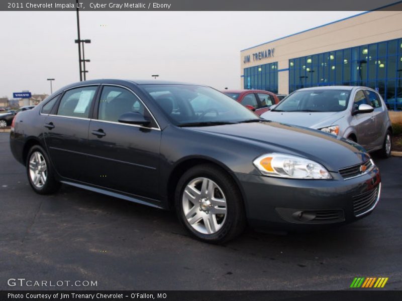 Cyber Gray Metallic / Ebony 2011 Chevrolet Impala LT