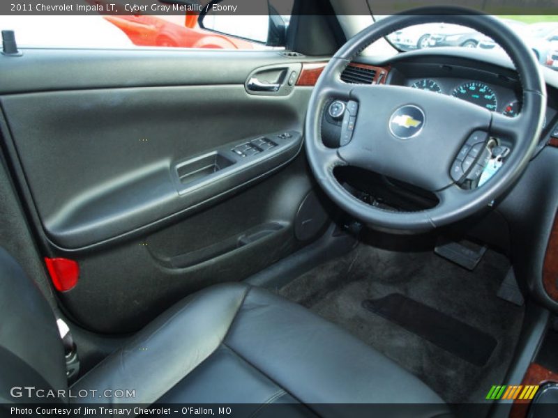 Cyber Gray Metallic / Ebony 2011 Chevrolet Impala LT