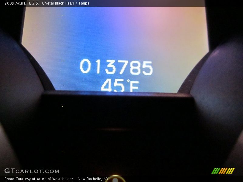 Crystal Black Pearl / Taupe 2009 Acura TL 3.5