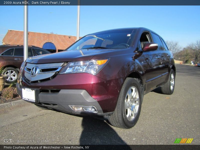 Dark Cherry Pearl / Ebony 2009 Acura MDX
