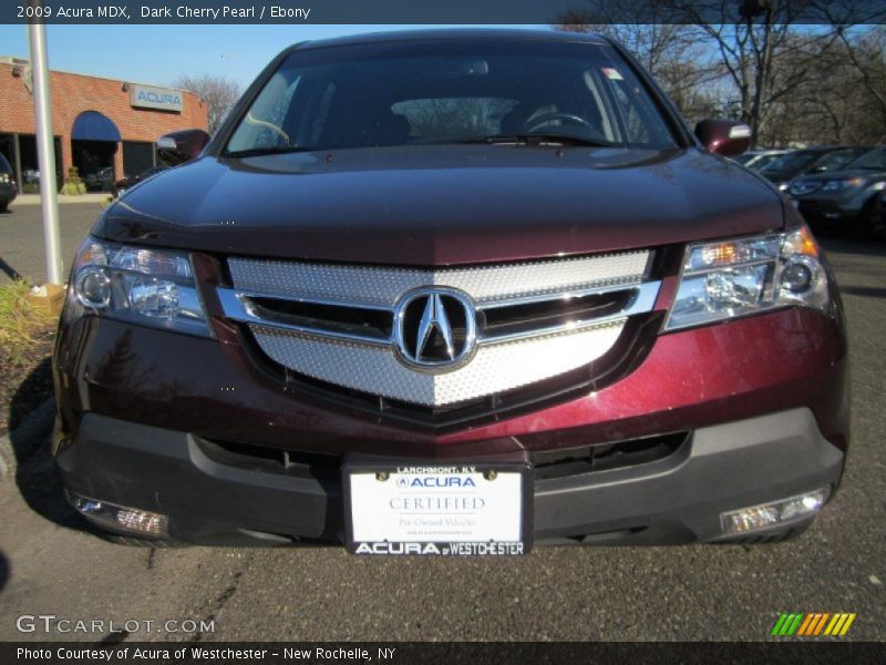 Dark Cherry Pearl / Ebony 2009 Acura MDX
