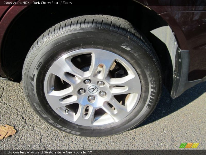 Dark Cherry Pearl / Ebony 2009 Acura MDX
