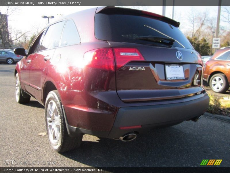 Dark Cherry Pearl / Ebony 2009 Acura MDX