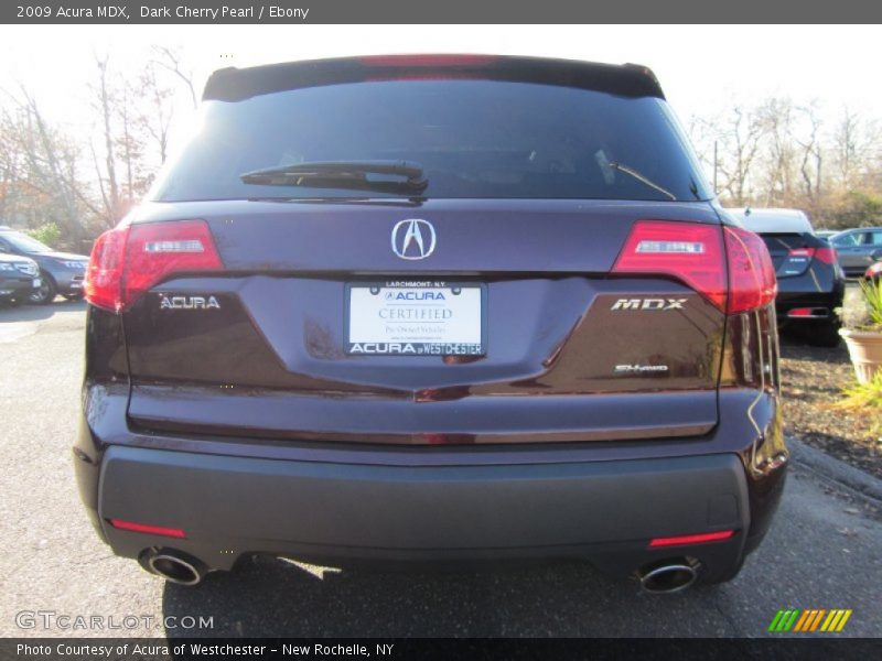 Dark Cherry Pearl / Ebony 2009 Acura MDX