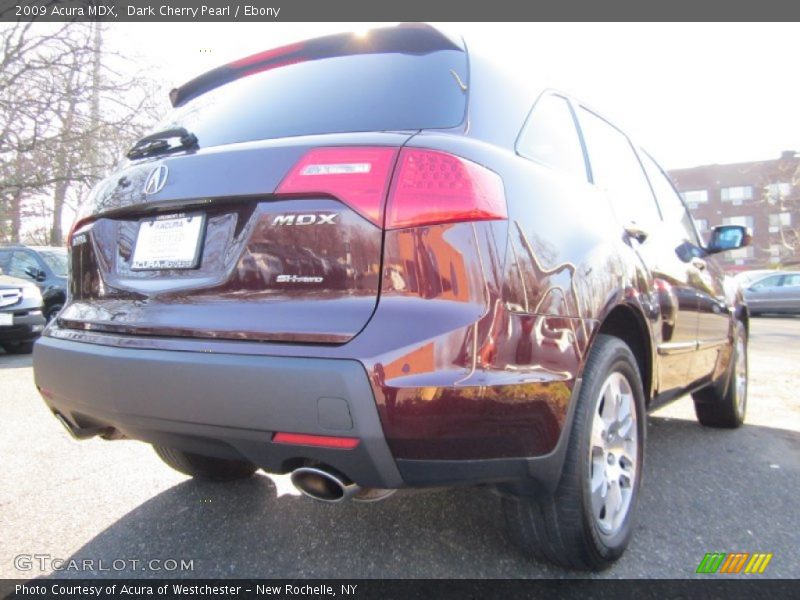 Dark Cherry Pearl / Ebony 2009 Acura MDX