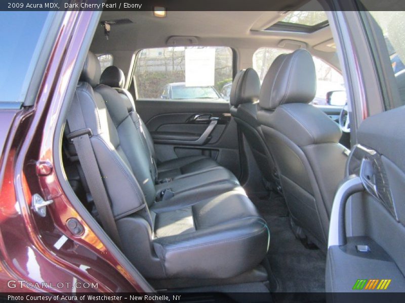 Dark Cherry Pearl / Ebony 2009 Acura MDX