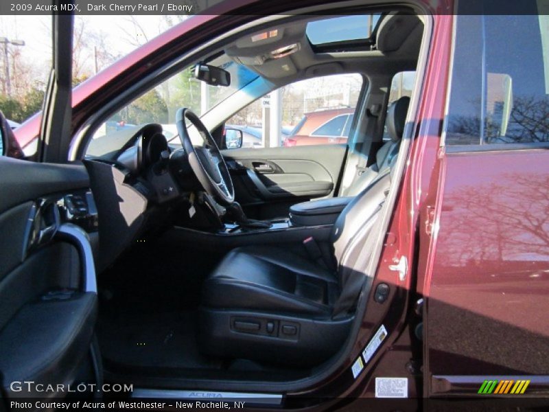 Dark Cherry Pearl / Ebony 2009 Acura MDX