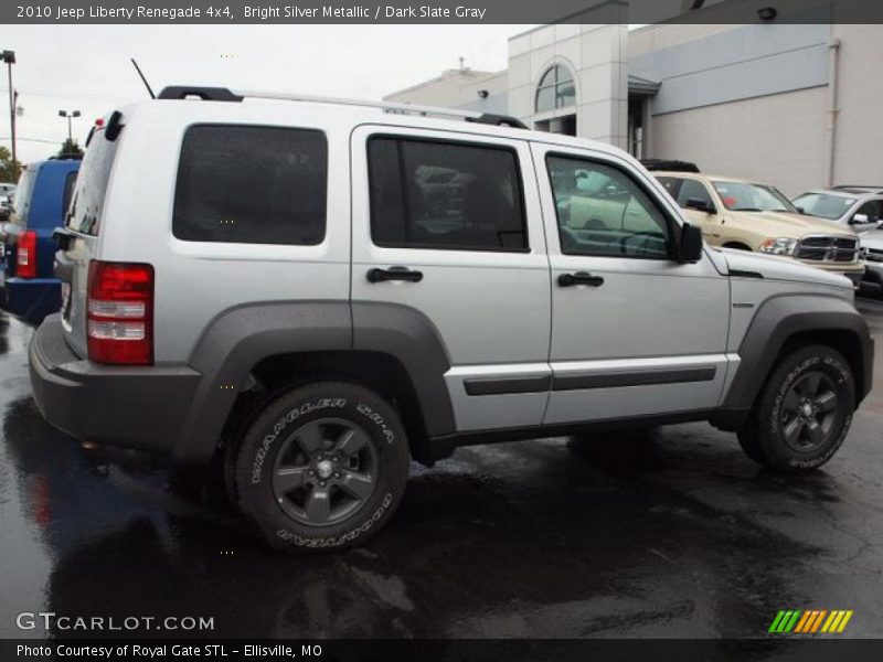 Bright Silver Metallic / Dark Slate Gray 2010 Jeep Liberty Renegade 4x4