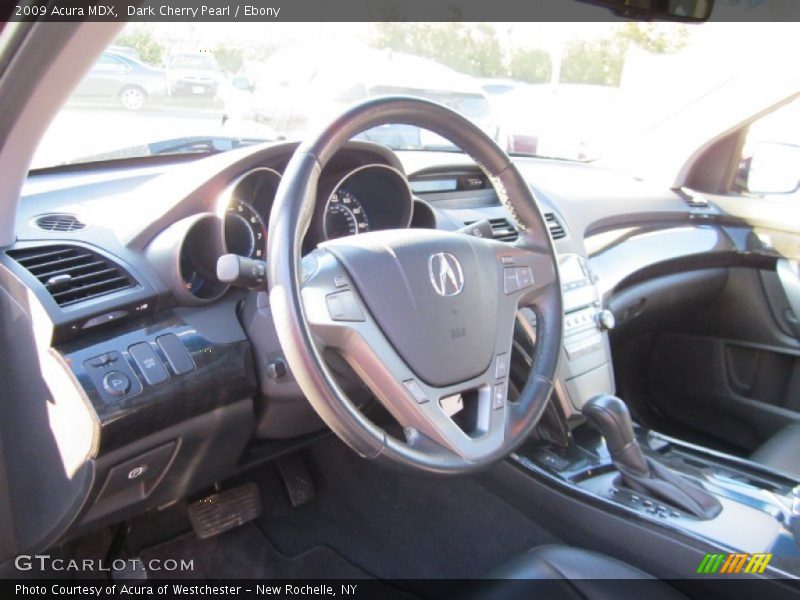 Dark Cherry Pearl / Ebony 2009 Acura MDX