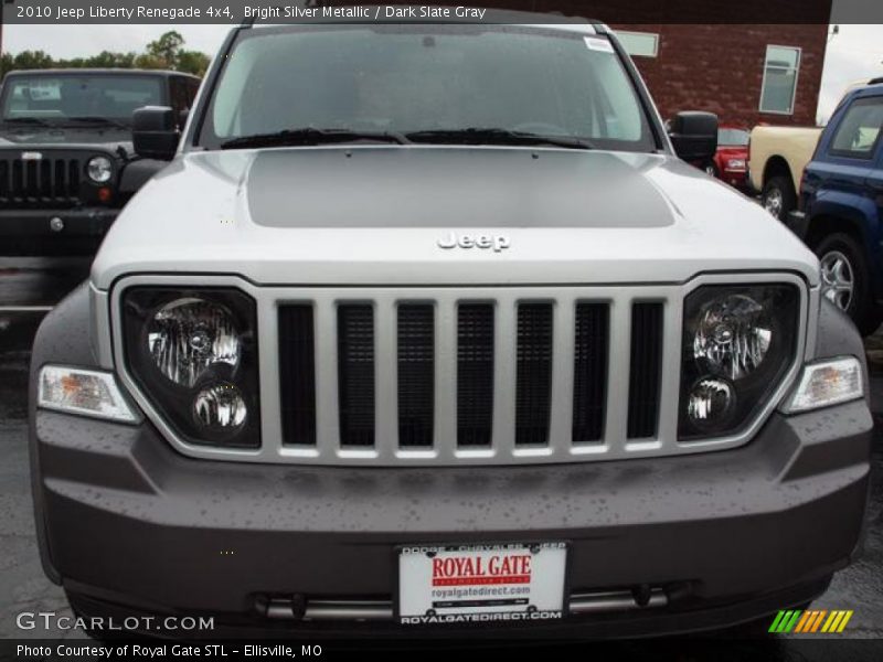 Bright Silver Metallic / Dark Slate Gray 2010 Jeep Liberty Renegade 4x4