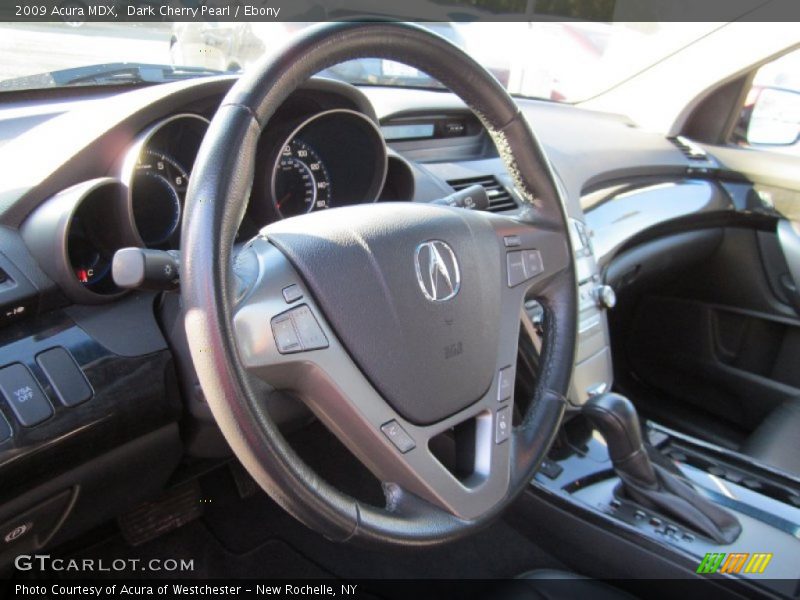 Dark Cherry Pearl / Ebony 2009 Acura MDX