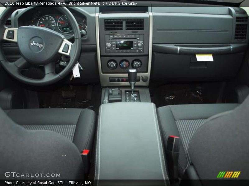 Bright Silver Metallic / Dark Slate Gray 2010 Jeep Liberty Renegade 4x4