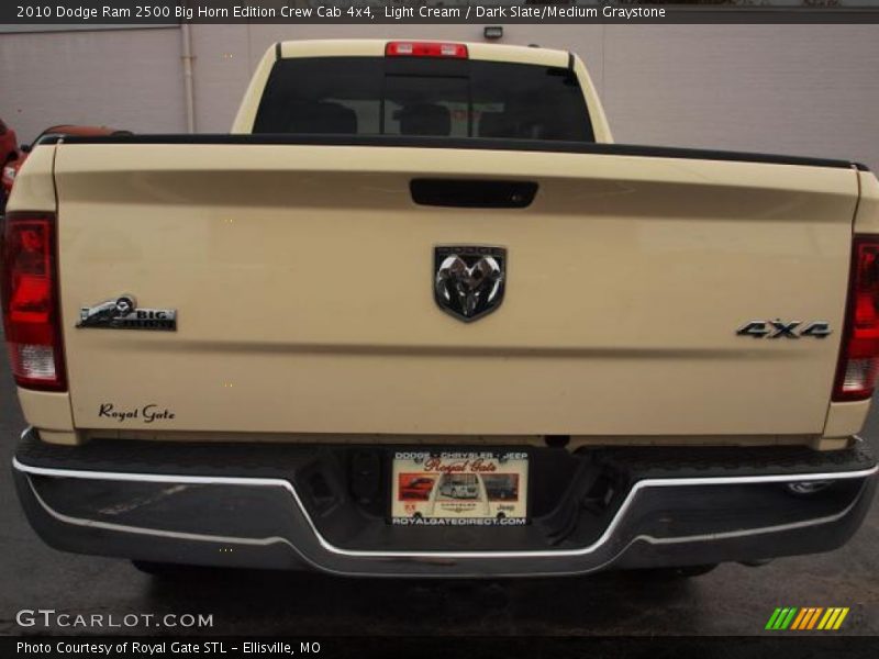 Light Cream / Dark Slate/Medium Graystone 2010 Dodge Ram 2500 Big Horn Edition Crew Cab 4x4