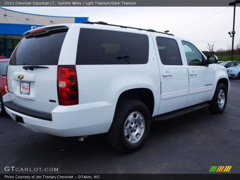 Summit White / Light Titanium/Dark Titanium 2011 Chevrolet Suburban LT