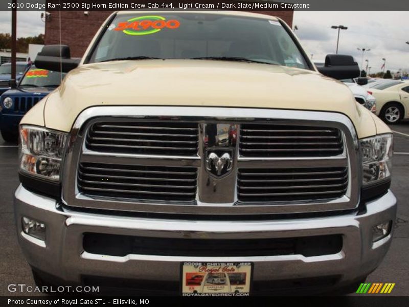 Light Cream / Dark Slate/Medium Graystone 2010 Dodge Ram 2500 Big Horn Edition Crew Cab 4x4